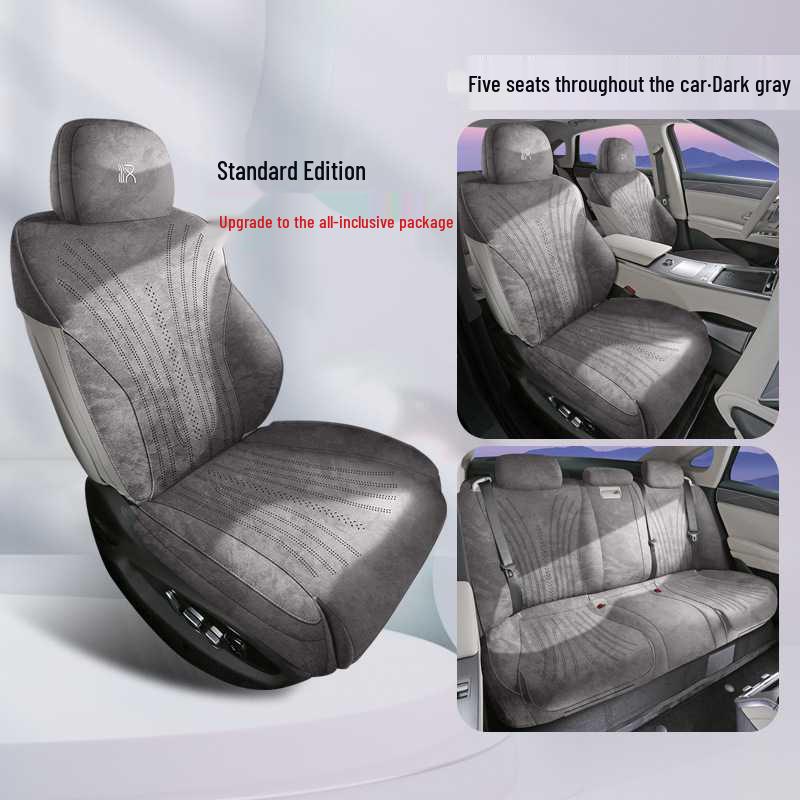 BYD Han L All-Season Suede Car Seat Cushions - Half Surround, 5-Seater Han L Specific (Note Year and Configuration)