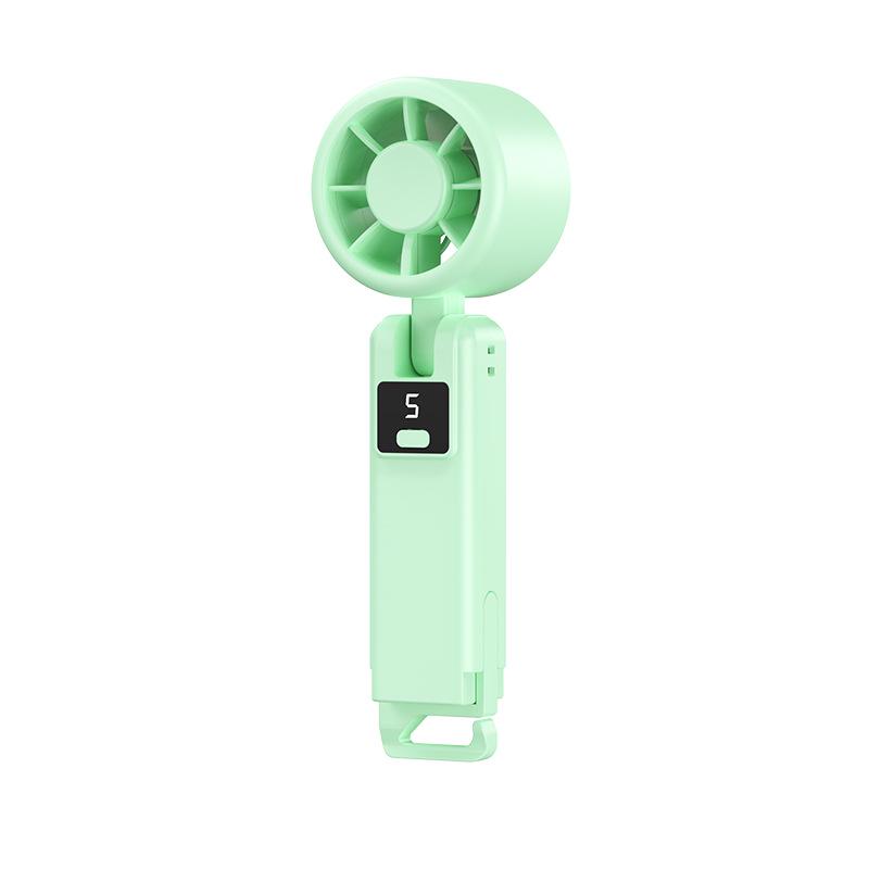 Portable USB Handheld Fan: Transparent, Strong Wind, Outdoor Use