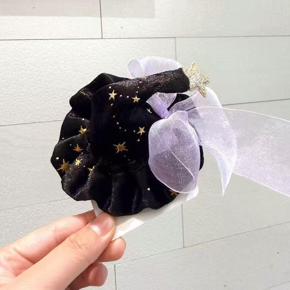 Ghost Halloween Witch Hat Headband Bow Halloween Hair Clip Interesting Cone Hat Hair Hoop Men