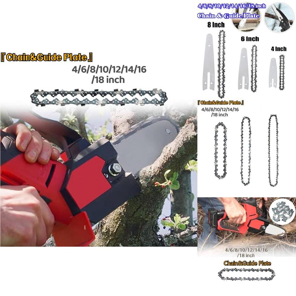 Premium Alloy Chainsaw Chains For Electric Chainsaws Available In 4/6/8/10/12/14/16/18 Inch Sizes
