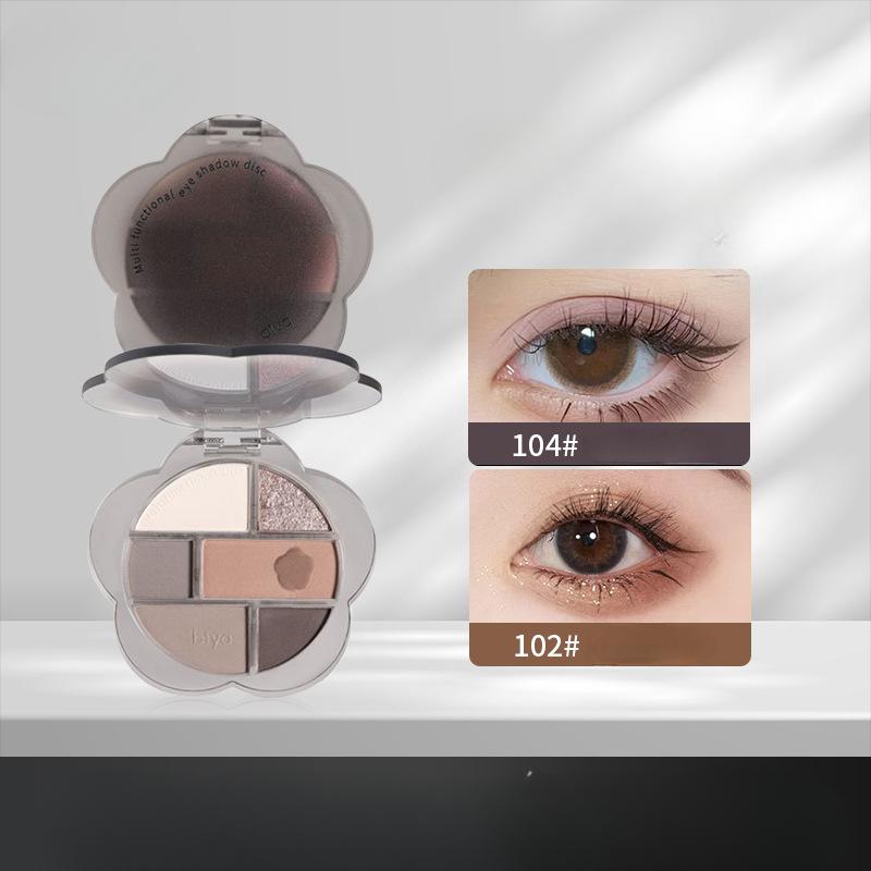 Palette de fards à paupières multicolores, nacré mat, poudre pas facile à faire voler, contour des couleurs et maquillage éclaircissant