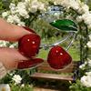 1pc Cherry Fashion Women's Brooch Accessory, Daily Outfit Pin with Anti-Slip Design
