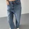 New Arrivals Open Run Women 9 10 Wide Denim Pants Simple Minimal