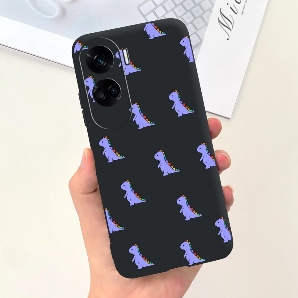 For Funda Honor 90 Lite Case Honor 100 Pro Honor100 5G Back Cover Astronaue Cow Pattern Etui Soft Silicone Huawei Honor90 Lite