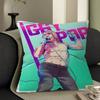 L-Iggy P-Pop Band Cushion Cover Pillow Cover Decor Pillowcase Printed Cushion Case for Couch