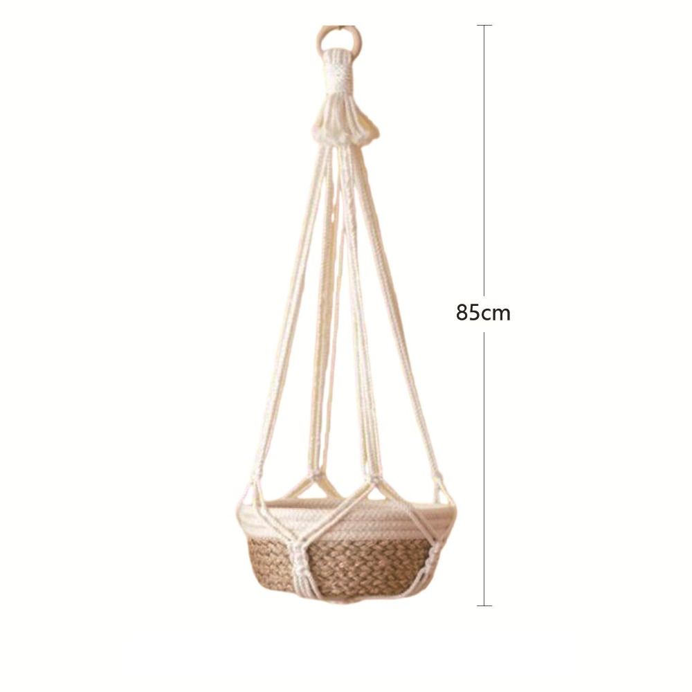 Handmade Macrame Plant Hangers Garden Plant Pot Holder Decor Hanging Basket