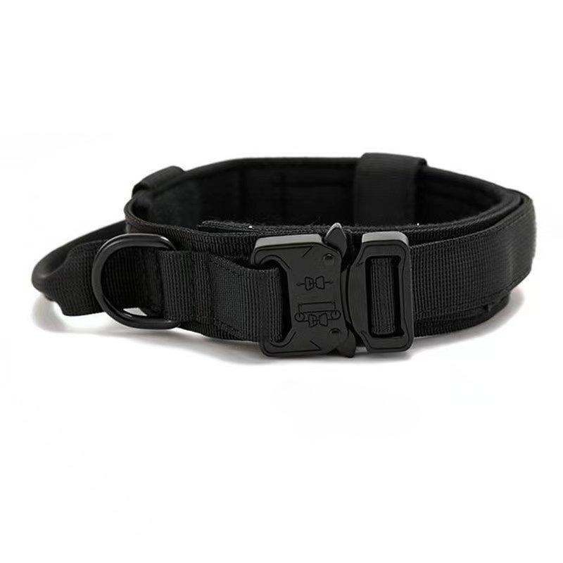 Outdoor Adjustable Tactical Collar Training Tactics Dog Harness Dog Accessories for Small Dogs L 22.5-32.5KG