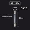 Xizuo 250V Fast-Acting Glass Ceramic Fuses (5x20mm & 6x30mm)