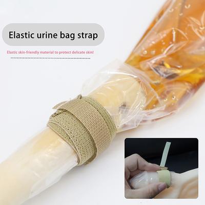 10Pcs Adjustable Male External Catheter Strap Fixed Urine Bag Men Urinary Incontinence Penile Clamp Fixer Reusable Holder Band