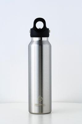 16oz 473ml Carbonated Stainless Steel 18 Hours 36 Hours Vacuum Insulated Water Gift [REVOMAX Official] Bottle, Warm, Cold, Bottle, (Galaxy Silver)