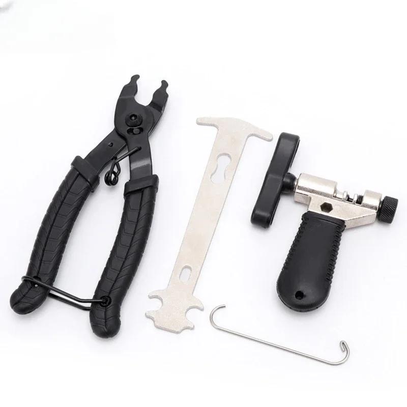 Bicycle Chain Tool Kit - Includes Anti-Slip Chain Breaker Pliers & Splitter for Multi-Link Removal and Repair, Essential Bike