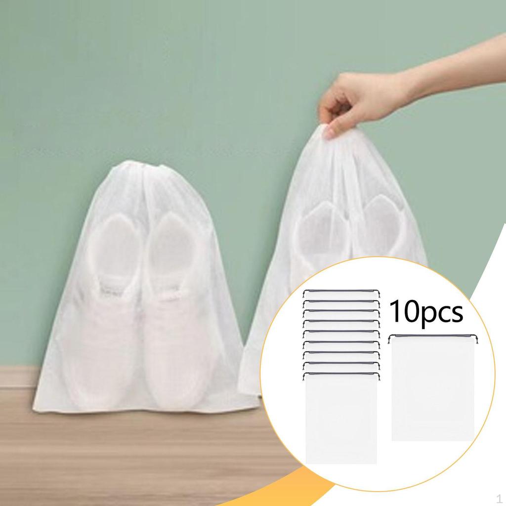 Drawstring Shoe Bag Storage Empty Easy Carrying Portable Accesssories