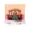 3D Pop Up Christmas Greeting Card Merry Christmas Gift Cards with Envelopes Santa Elk Snowman Holiday Cards for Christmas Parties Home Decor
