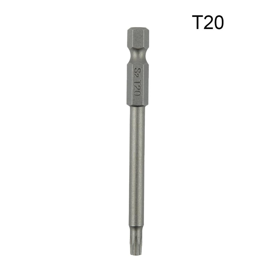 1Pcs Torx Magnetic Screwdriver Bit Security Tamper Proof Star 1/4in Hex Shank Screwdriver T7/T8/T9/T10/T15/T20/T25/T27/T30/T40