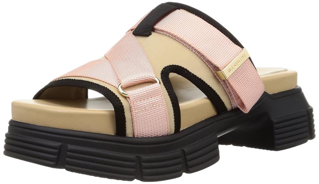 JILL STUART SHOE Women's Track Sole Mule Sandals, Size 6516 BG (Sizes 22.0cm-22.5cm), Size E