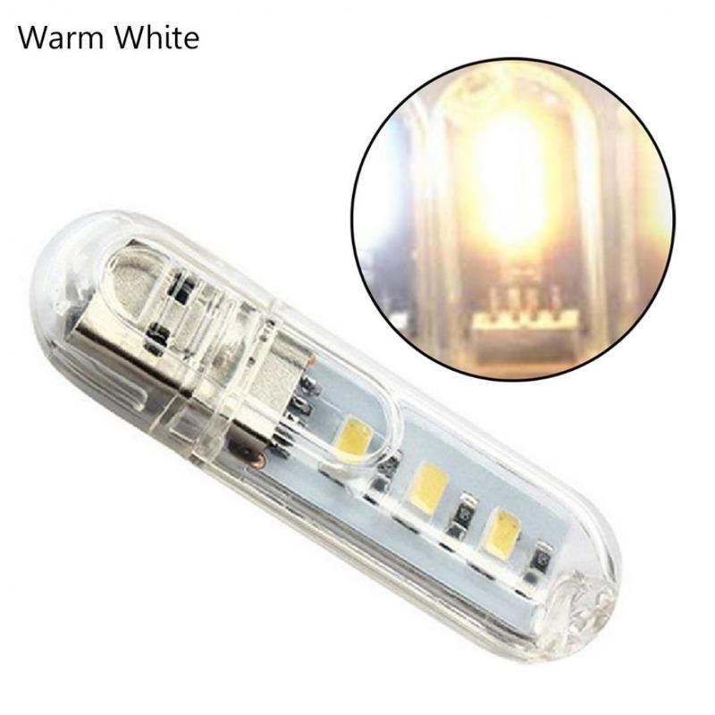 USB 5730 SMD 3 LED Night Light Camping Lamp For Laptops Computer