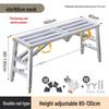 JINGGENG Foldable Adjustable Work Platform Trestle