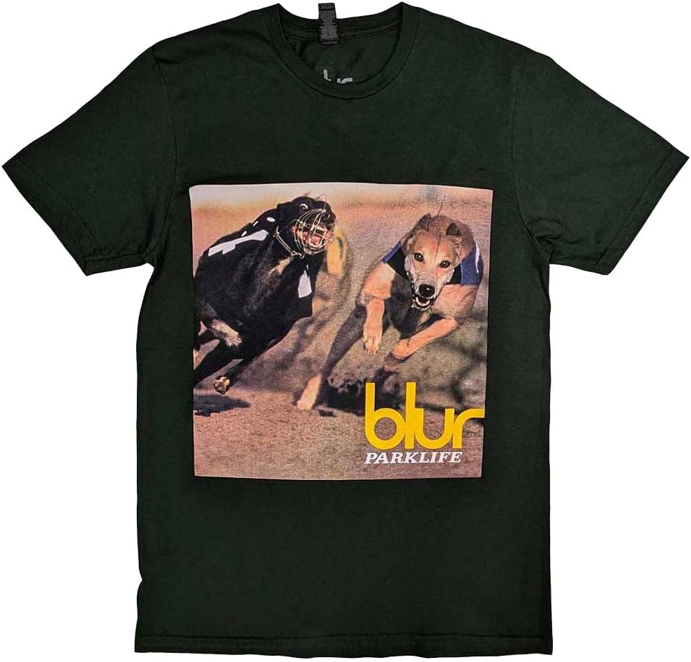 Rock Off officially licensed products Men s Blur Parklife Album T-Shirt Green XXL