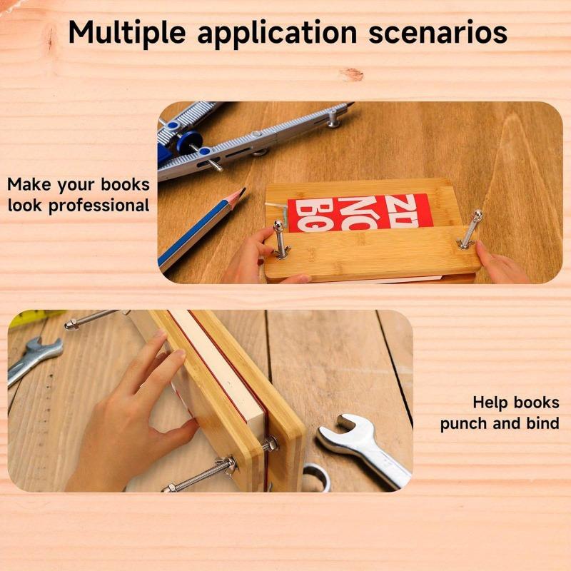 1 Adet Ahşap Kitap Presi Ciltleme Malzemeleri El Yapımı Kağıt Presi Ciltleme Presi Düz Kağıt Pres Makinesi Fotoğraf Albümü Kartı İçin