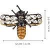 6pcs Beaded Patches Applique Rhinestone Applique Crystals Bee Patches Animal Patches Coat Patches Diy Craft Patch Bees Sew On Patch Cute Patch Do It