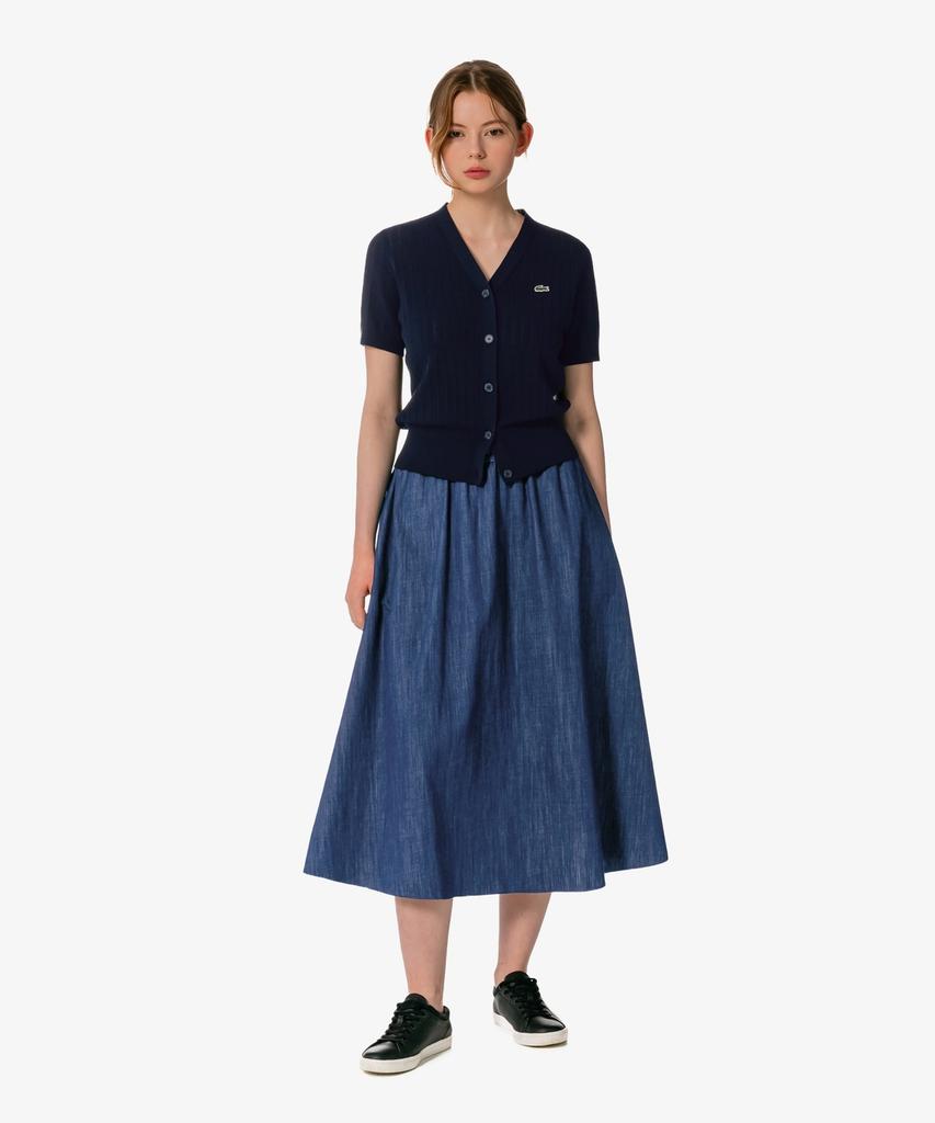 LACOSTE Women'S A-Line Elastic Skirt Jf906E-56G 36L