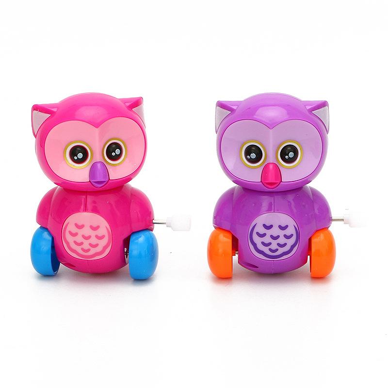 Nuovo Giocattolo a Carillon Cartone Animato per Bambini Avvolgibile Creativo Taglio Gufo Piccolo Animale Regalo per Bebè