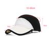 Summer Sun Hat Contrast Color Stitching Quick-Drying Waterproof Cap Men's Outdoor Running Sunscreen Baseball Cap