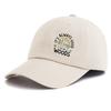 1pc GOOD IN THE WOOD Print Baseball Cap for Adults,Minimalist Retro Style Casual Soft Adjustable Dad Hat,Perfect As Gift