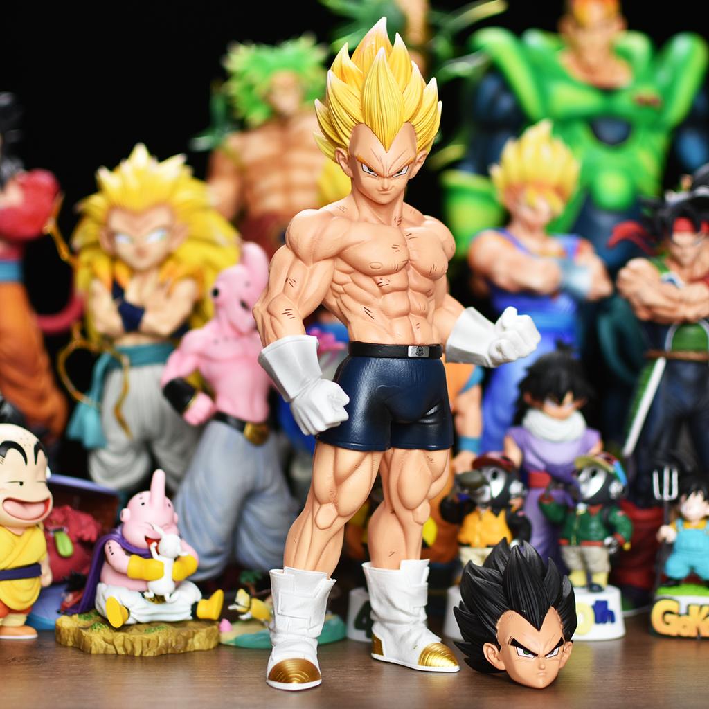 28.5cm/11.2in Anime Dragon Ball Z Vegeta Figure ZL Vegeta Action Figure Collectible Statue Model Toy Gift