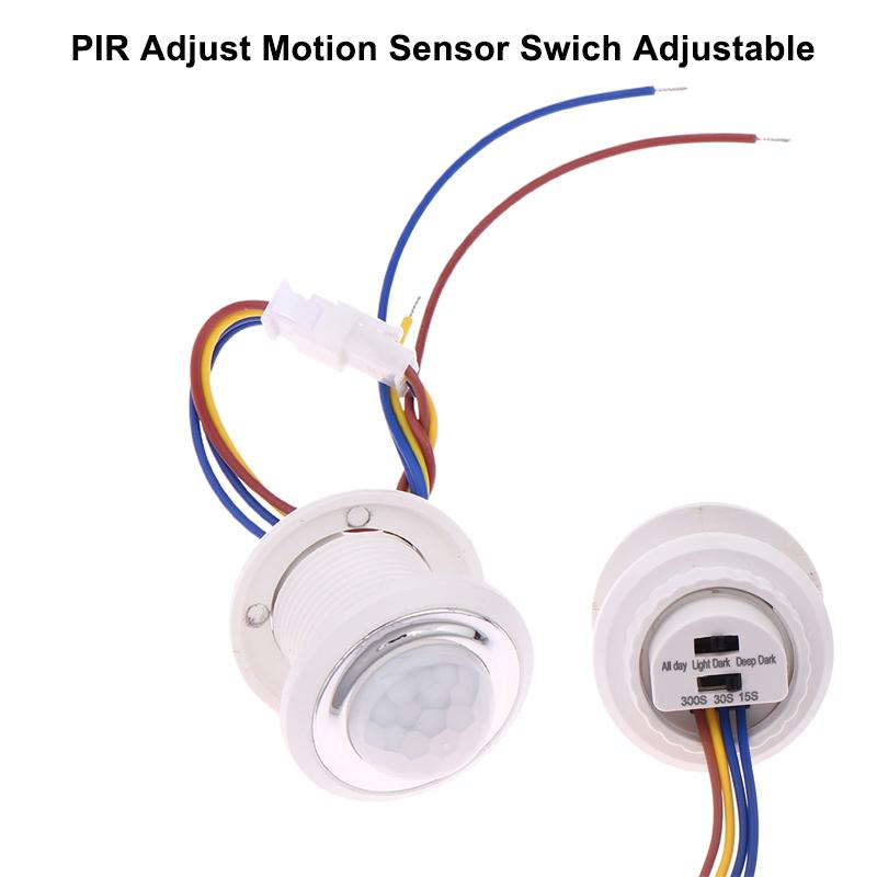 

DC5V 12V 24V Rir Датчик движения Переключатель Регулируемый Инфракрасный Переключатель Детектор Активируемый Движениями Тела Задержка Времени Освещение Для Дома one size