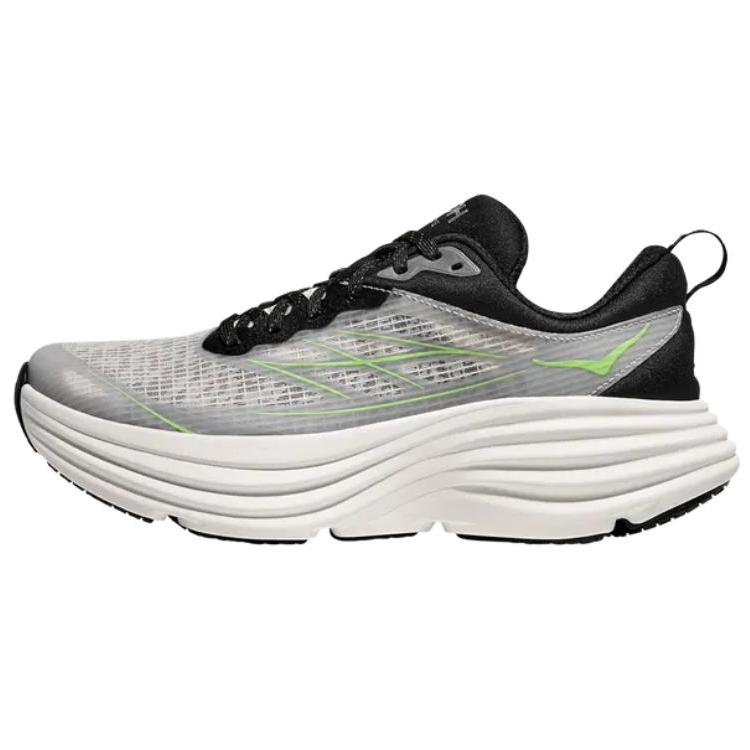 

HOKA ONE ONE Bondi 8 Low top Running Shoes Unisex Gray Black 1155391-WTTR 44