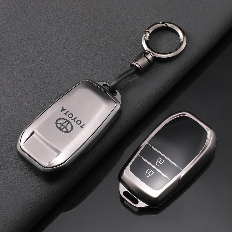 TPU Car Key Case Cover Accessory For Toyota Land Cruiser 200 300 Prado Crown TLK 200 Yaris Cross Hilux Innova Fortuner Camry 55