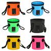 Collapsible Bucket 5 Gallon Container Folding Water Bucket Portable Wash Basin for Camping Fishing Travelling 12L