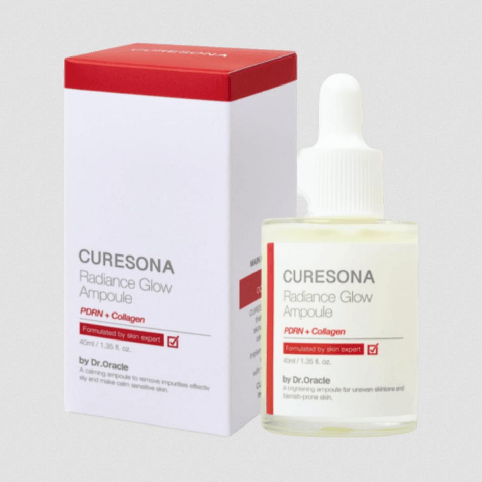 

[від Dr.Oracle] CURESONA Сяйний Glow / O2 Заспокійлива Відновлююча / Справжня Тонізуюча Прозора Ампула 40 мл / Зволожуюча, Корейська Косметика, Kbeauty Radiance Glow Ampoule