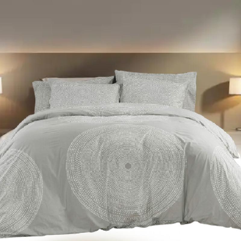 Digital Round Pattern Print Duvet Cover Pillowcase Set Bedroom Bedding Gifts