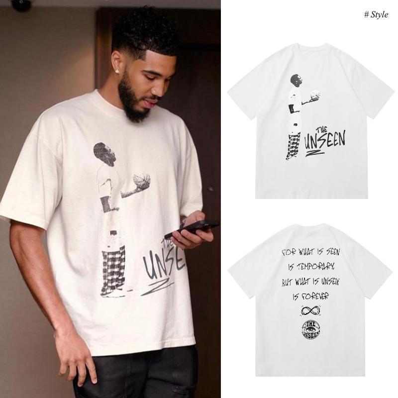 

Tatum American Retro Sports Short Sleeve Men s Heavy Cotton Kobe Left Hand T-shirt Basketball Practice Shooting Uniform S