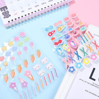 Waterproof Cartoon Gifts Cute Bubble Stickers Card Issuance Doll Sticker 3D Scrapbooking Decoration