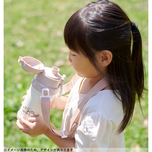 Reach Will Stainless Steel Kids' Thermos, 600ml, Penguin and Dolphin Design, RYI-KS60BL