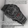 Korlexchi Metalllünette & Armband MOD-Kit für G-SHOCK GMW-B5000 Retro Schwarz 316L