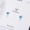 Lekani Embellished With Crystals Stud Earrings Women Star Earrings Austrian Rhinestone  Tone EarringTrendy Stud
