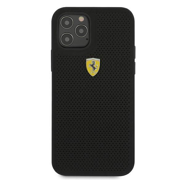 Ferrari Fespehcp12Lbk Iphone12 Pro Max 6,7 Czarny/Black Hardcase On Track Perforated