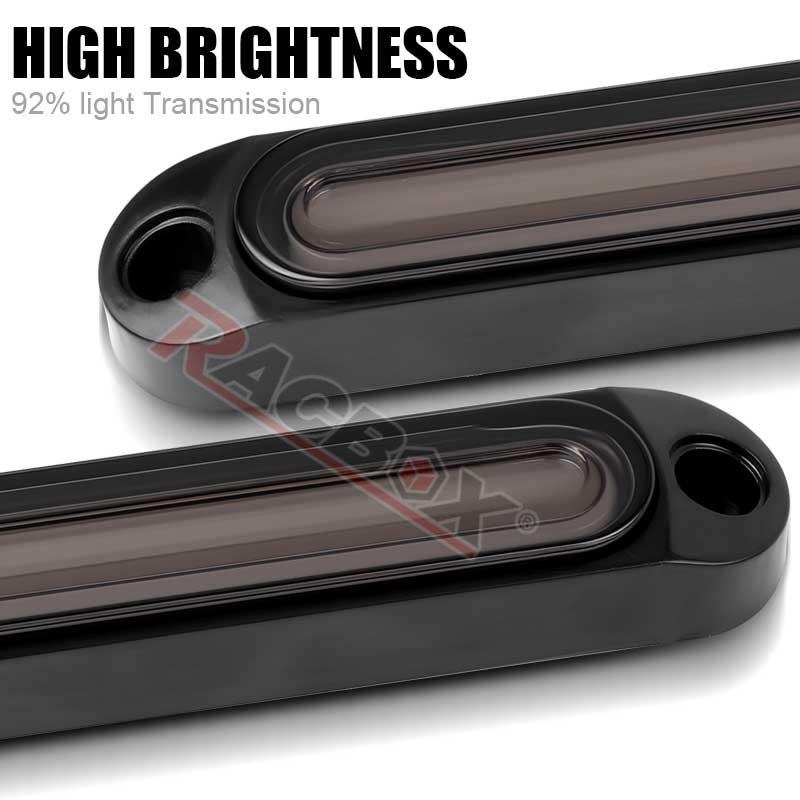 Upgrade LED Brake Tail DRL Lights 12V 24V Truck Trailer Waterproof 3 In 1 Red Yellow Integrated Flowing Water Turn Signal Lamps