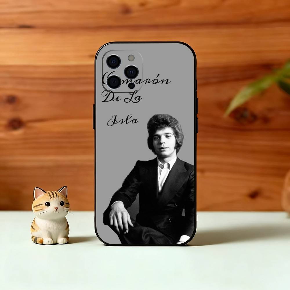 

Singer Camaron D-De L-La I-Isla Phone Case For iPhone 17,16,15,14,13,12,11 Plus,Pro Max,XS,Soft Silicone Black Cover iPhone14Plus