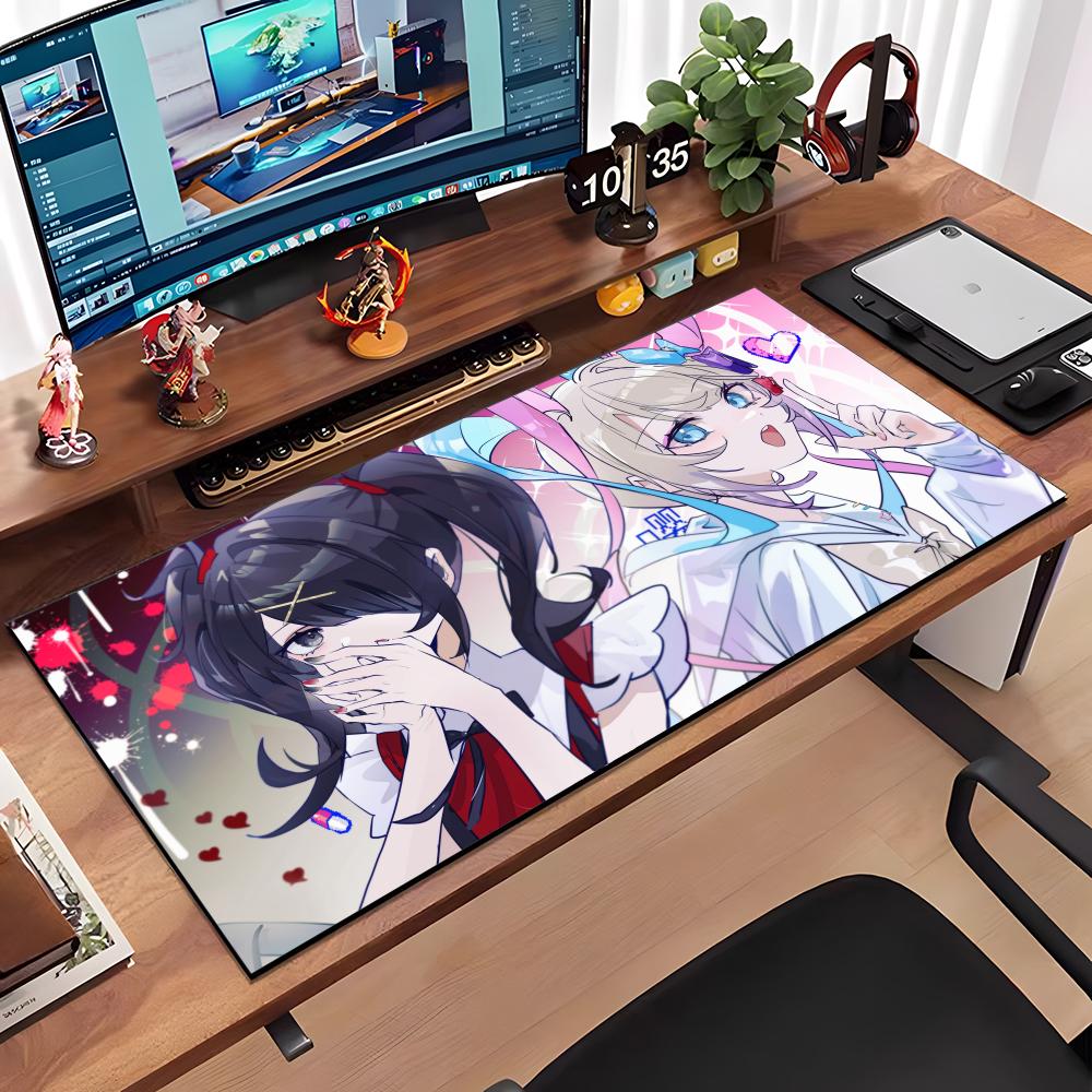 Needy Streamer Overload Mouse Pad Large Anti-Slip Rubber Gaming MousePad Durable Desk Pad Thick Seam Edge Suitable For Office An