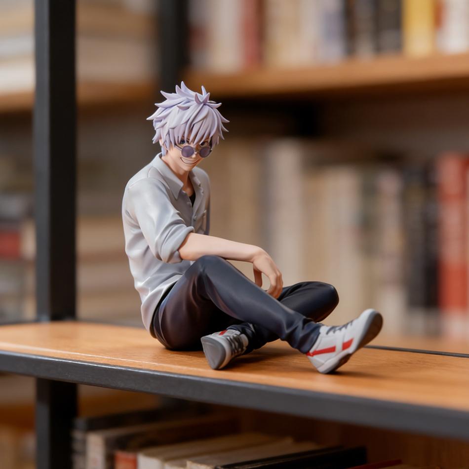 Geschenke Gojo Satoru Anime Jujutsu Kaisen Figur Geto Suguru Yumemirize Sitzende Position Sammlungsmodell Geschenk Spielzeug Actionfigur