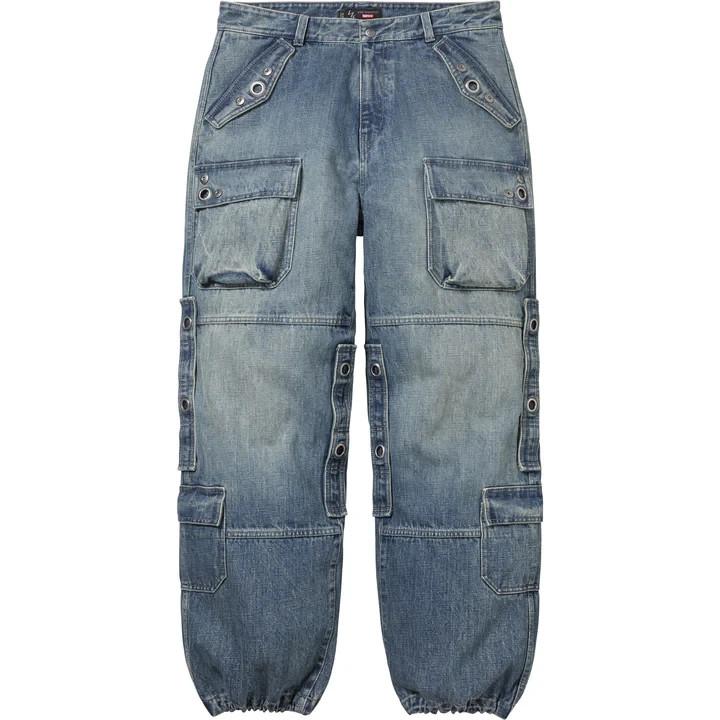 Supreme Y's by Yohji Yamamoto Denim Utility Pant Washed Blue