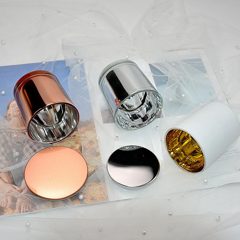 Electroplated Aromatherapy Glass Candle Holder - DIY Home Decor