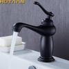 . New Arrival Bathroom Black Basin Faucet Brass Mixer Tap with Ceramic Torneiras Para Banheiro