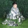 Emergency Blanket 1.3x2.1M Silver Survival Thermal Space Blanket for Camping Hiking Outdoor All Weather Protection