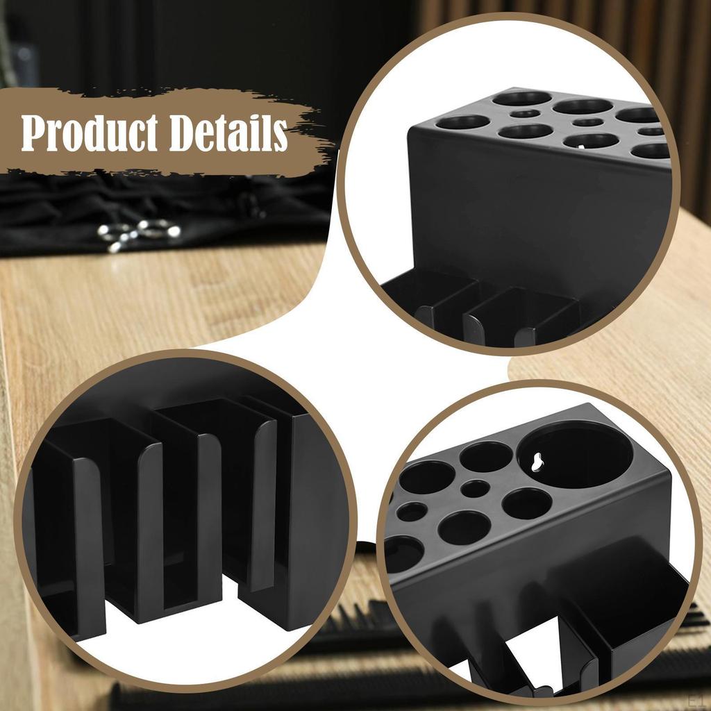 Desktop Hair Tool Organizer, Barber Holder Electric Rack Shear Holder, for Home Hairartist